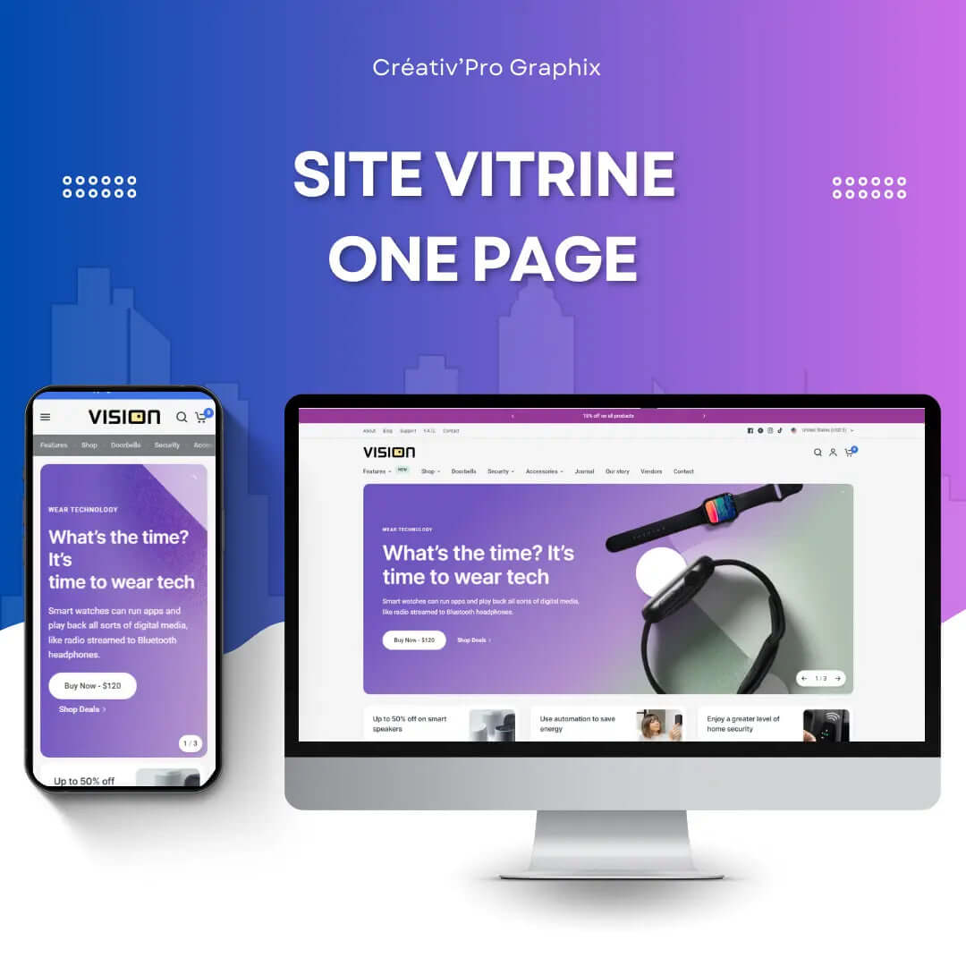 Site Vitrine